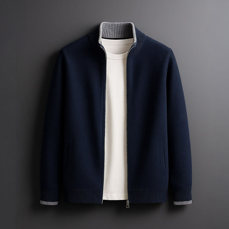 HARVEY™ | ELEGANT WOOL ZIP JACKET