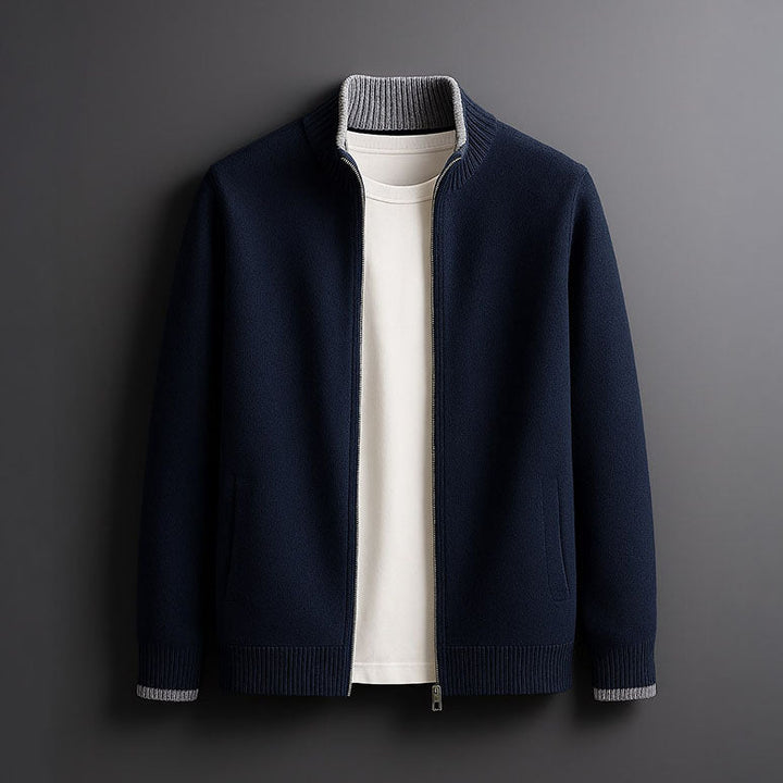 HARVEY™ | ELEGANT WOOL ZIP JACKET
